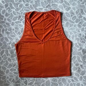 Burnt orange tank top